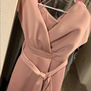 ASOS pink dress